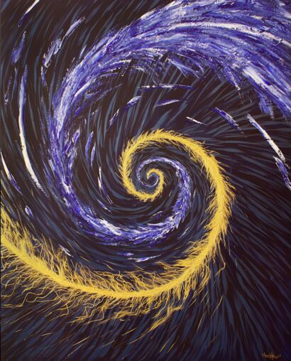Energy Swirl - a Paint Artowrk by Marc Violette